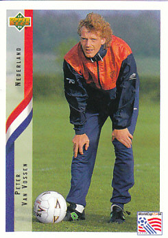 Peter Van Vossen Netherlands Upper Deck World Cup 1994 Eng/Ita #148
